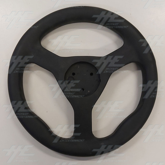 Generic Steering Wheel w/ Padded Texture for Arcade Machines - Steering Wheel - Bottom View