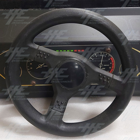 Black Steering Panel with Motorised Steering and Shifter - Wheel