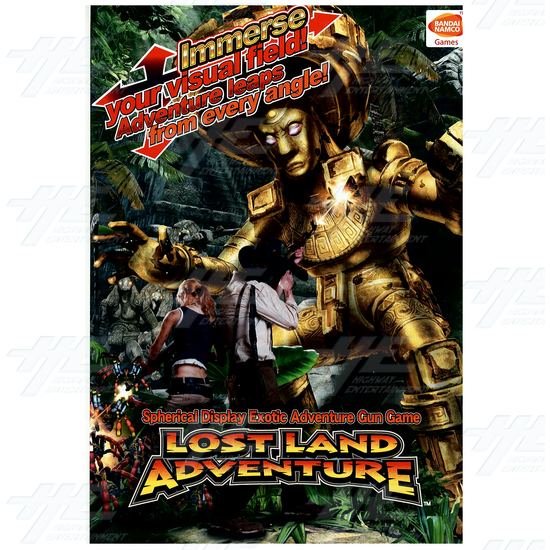 Lost Land Adventure Arcade Machine - Brochure Front