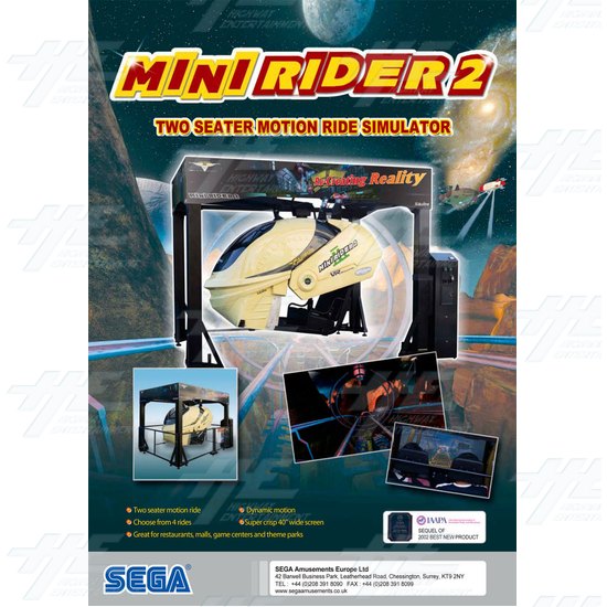 Mini Rider 2  Simulator - Brochure Front