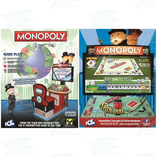 Monopoly Arcade Machine (ICE) - Brochure