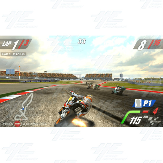 MotoGP Arcade Machine - Gameplay - American Track