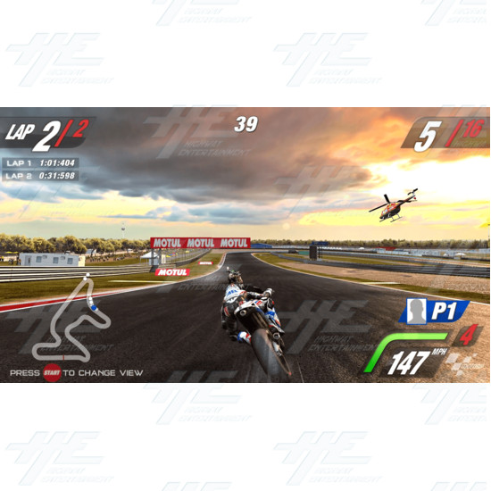 MotoGP Arcade Machine - Gameplay - Argentina Track