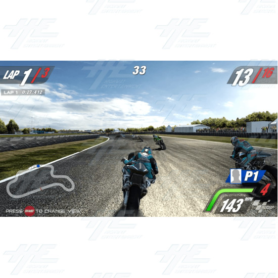 MotoGP Arcade Machine - Gameplay - Australia Track