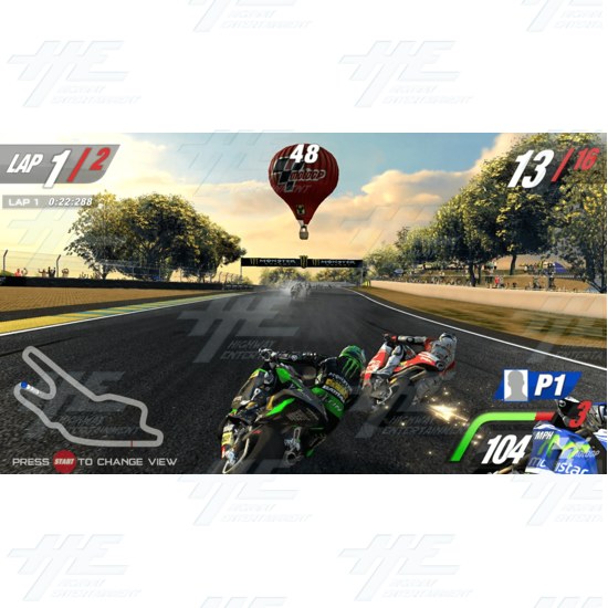MotoGP Arcade Machine - Gameplay - France Track