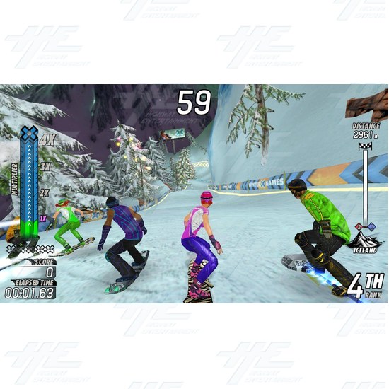 X Games Snowboarder Arcade Machine - X Games Snow Board