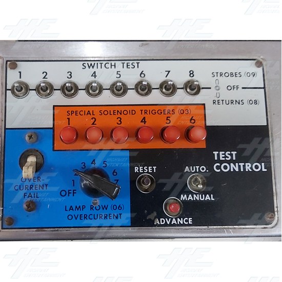 Williams Bally Pinball Machine System 11A/B/C Test Bench - Unit One Switch Panel