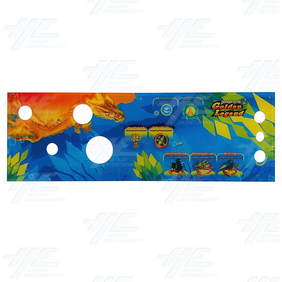Ocean King 2 - Golden Legend Acrylic Bulk Set (24pcs) - Ocean King 2 - Golden Legend Control Panel Acrylic