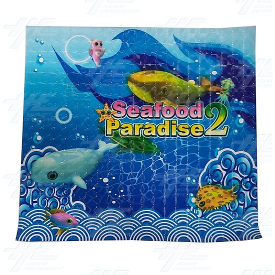 Seafood Paradise 2 Fish Cabinet Sticker - Seafood Paradise 2 Cabinet Sticker