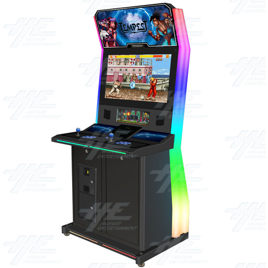 Tempest Upright Arcade Machine - Blue - Tempest Arcade Machine with Coin Door