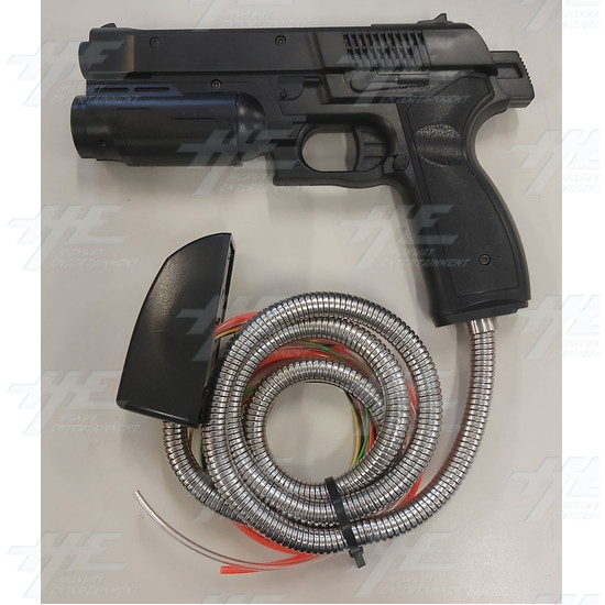 Time Crisis Point Blank Clone Gun with Harness- Air Type - Black - without sensor - Time-Crisis-Point-Blank-Clone-Gun-with-Harness-Left-View.jpg