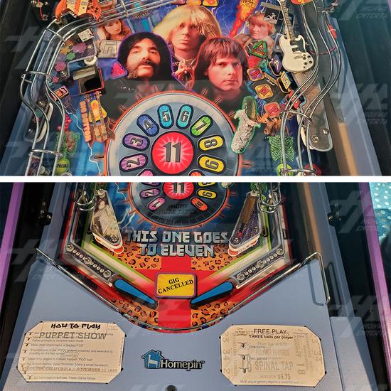 This is Spinal Tap Pinball Machine - None More Black Edition (LATEST) - This is Spinal Tap Pinball Playfield Bottom