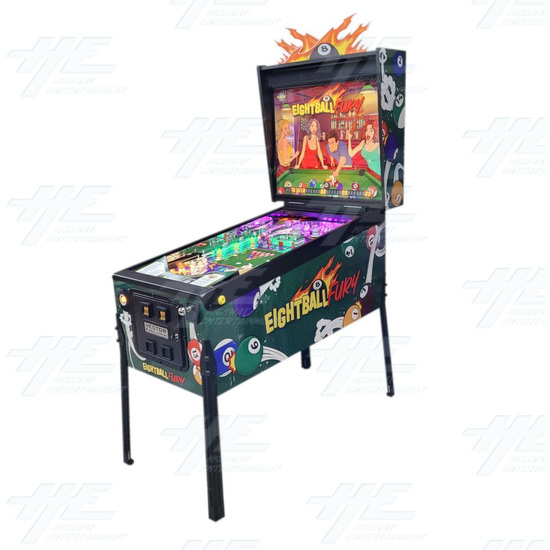 Eight Ball Fury Pinball Machine - Eight Ball Fury - Black Trim Version