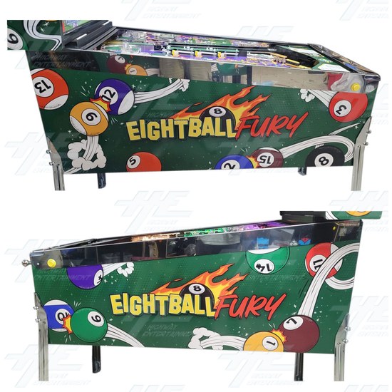 Eight Ball Fury Pinball Machine - Eight Ball Fury - Left & Right