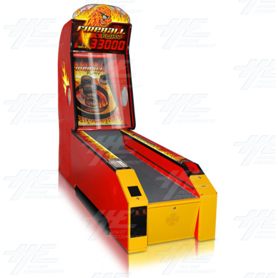 Fireball Fury Alley Bowlers Machine - Fireball Fury Cabinet