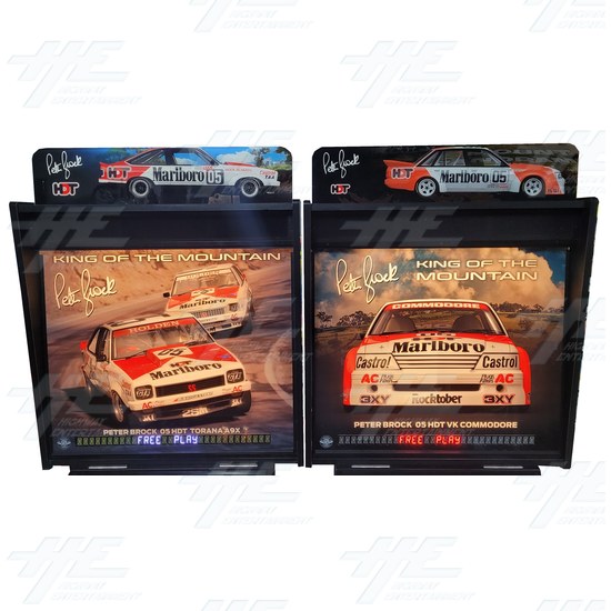 Peter Brock King of the Mountain Pinball Machine - Peter Brock Pinball Machine with Holden Backglass