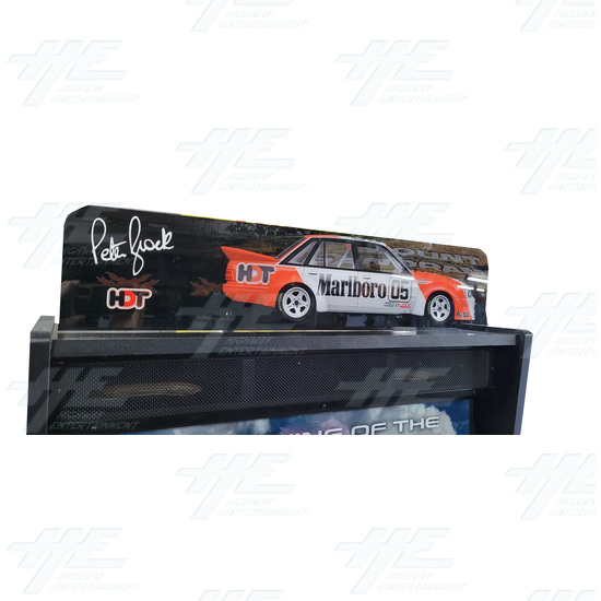 Peter Brock King of the Mountain Pinball Machine - Peter Brock Pinball Machine VK Commodore Topper