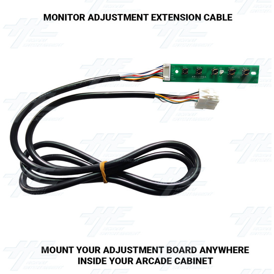 LCD Arcade Marquee for Vewlix Xtreme Chewlix Arcade Cabinets 14.9inch with Metal Frame - Monitor Adjustment Board and 1.6m Extention Cable