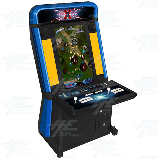 LCD Arcade Marquee for Vewlix Xtreme Chewlix Arcade Cabinets 16.6inch with Metal Frame - Install Either Side of the Main 32 Inch Monitor