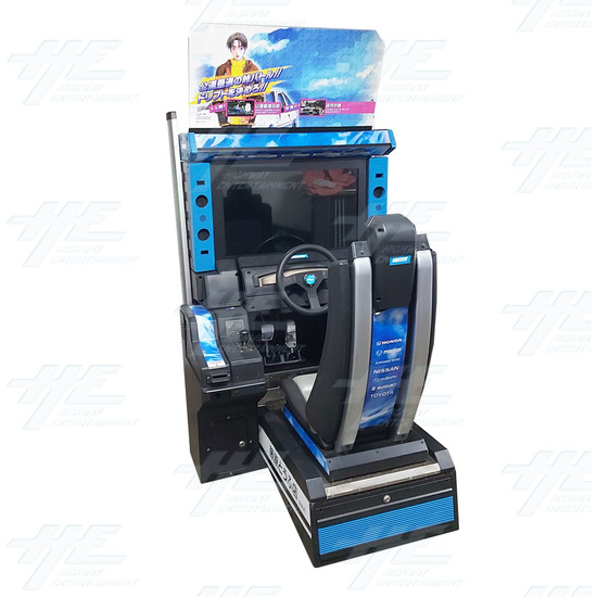 Metal Driving Arcade Cabinet (Initial D5 Style) - Initial D 5 Style Cabinet Angle View