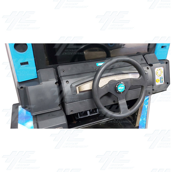 Metal Driving Arcade Cabinet (Initial D5 Style) - Steering external