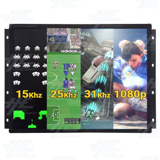 20.1 inch 4:3 Ratio Arcade Monitor 15khz 24khz 31khz up to 1600x1200 (LED Backlight) - Monitor Frequencies