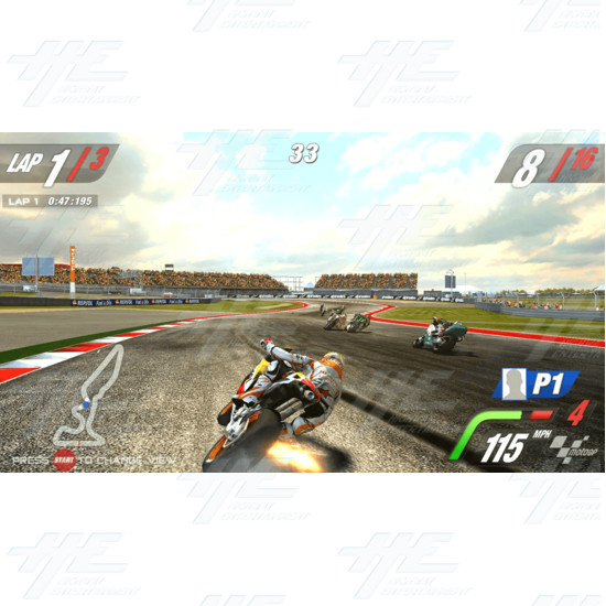 MotoGP Arcade Machine (VIC) - Gameplay - American Track