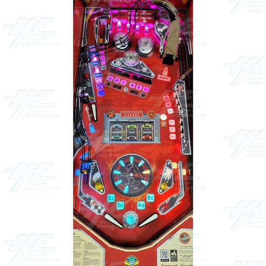 Holden Heratige Pinball - Holden Heratige Pniball playfield light display 2