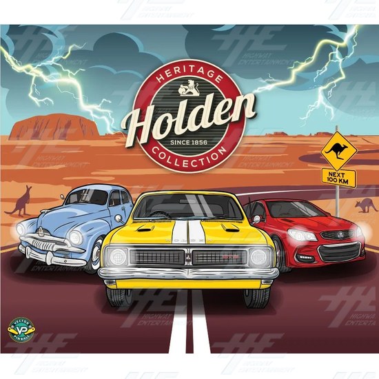 Holden Heratige Pinball - Holden Heratige Pniball Backglass