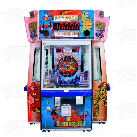 DC Superheroes 4 Player Ticket Pusher Machine (NSW) - Superman design