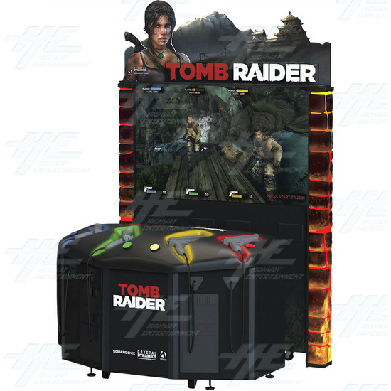 Tomb Raider 120" Deluxe 4 Player Arcade Machine (NSW) - Tomb Raider right view