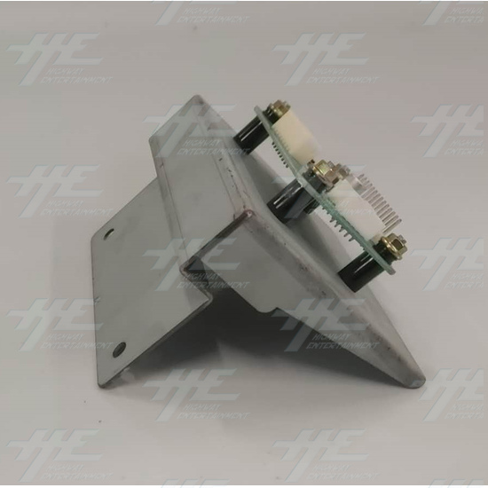 Namco System 256 S-Conv  PCB with metal bracket - Namco System 256 S-Conv  PCB with metal bracket - side view