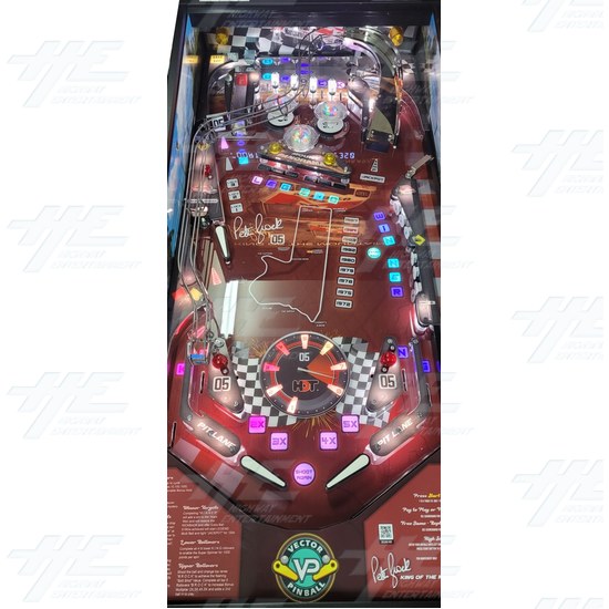 Peter Brock King of the Mountain Pinball Machine - Peter Brock King of the Mountain - Playfield 1