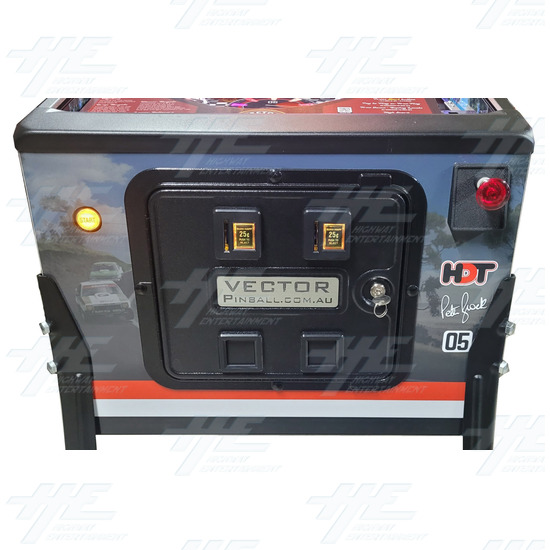 Peter Brock King of the Mountain Pinball Machine - Peter Brock 79 Holden Torana Edition - Front Door