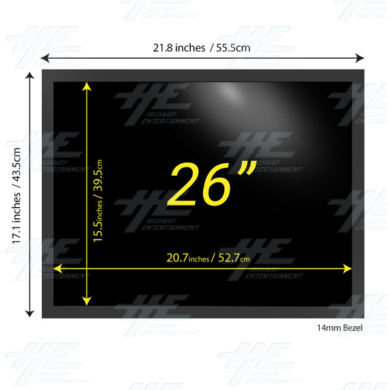 26 inch 4x3 LCD Monitor for Arcade Machine 2880x2160 - 2