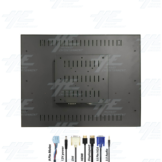 26 inch 4x3 LCD Monitor for Arcade Machine 2880x2160 (with Bonuses) - 26 inch 4x3 LCD Monitor for Arcade Machine 2880x2160 Inputs/Outputs
