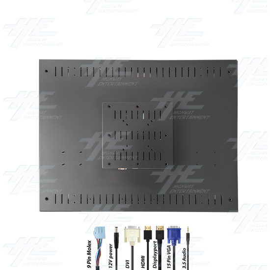 35 inch 4x3 LCD Monitor for Arcade Machine 2880x2160 (with Bonuses) - 35 inch 4x3 LCD Monitor for Arcade Machine 2880x2160  Connections