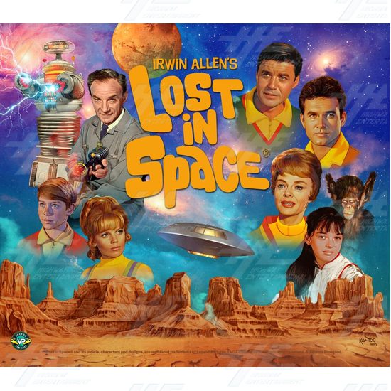 LOST IN SPACE - The Pinball - backglass