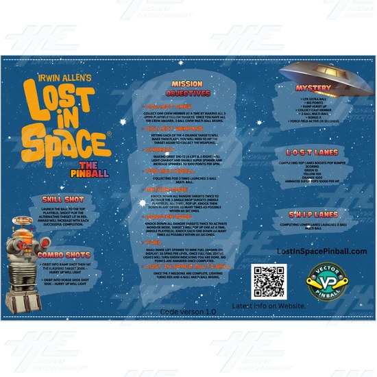 LOST IN SPACE - The Pinball - flyer-1536x1088